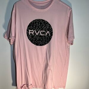RVCA pink graphic tee